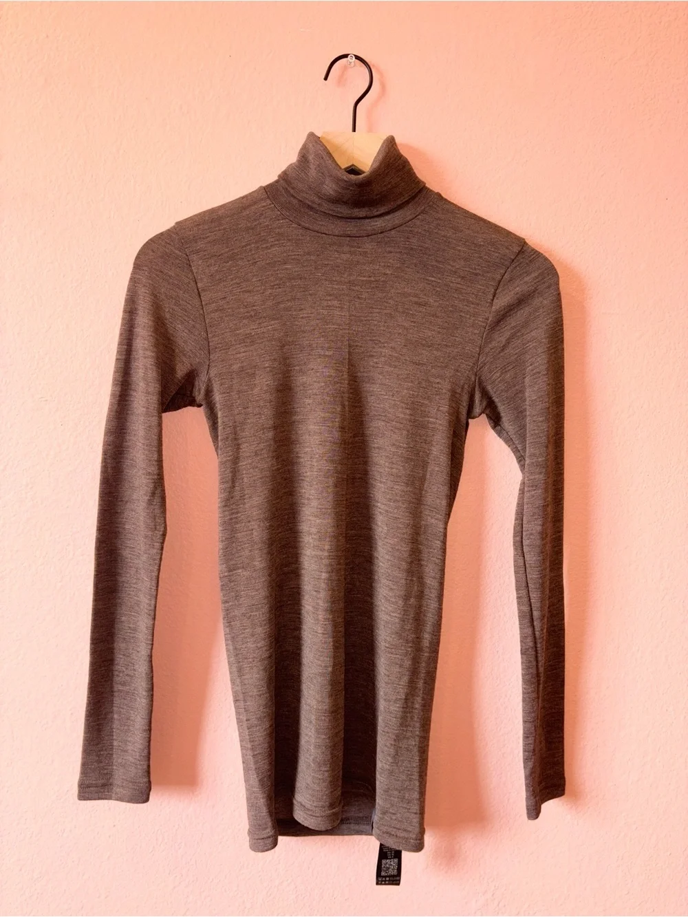 Dilling 100% Wool Turtleneck Baselayer Size 6 - Picture 1 of 7